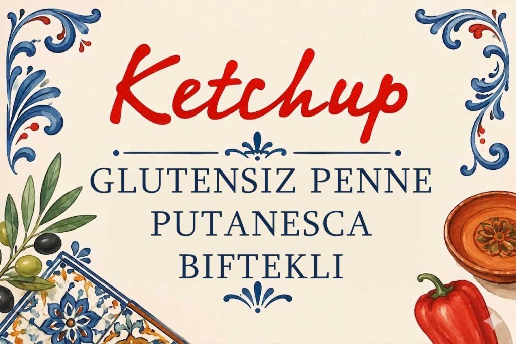 Glutensiz-Penne-Putanesca-Biftekli
