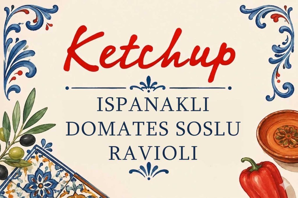 Ispanaklı-Domates-Soslu-Ravioli